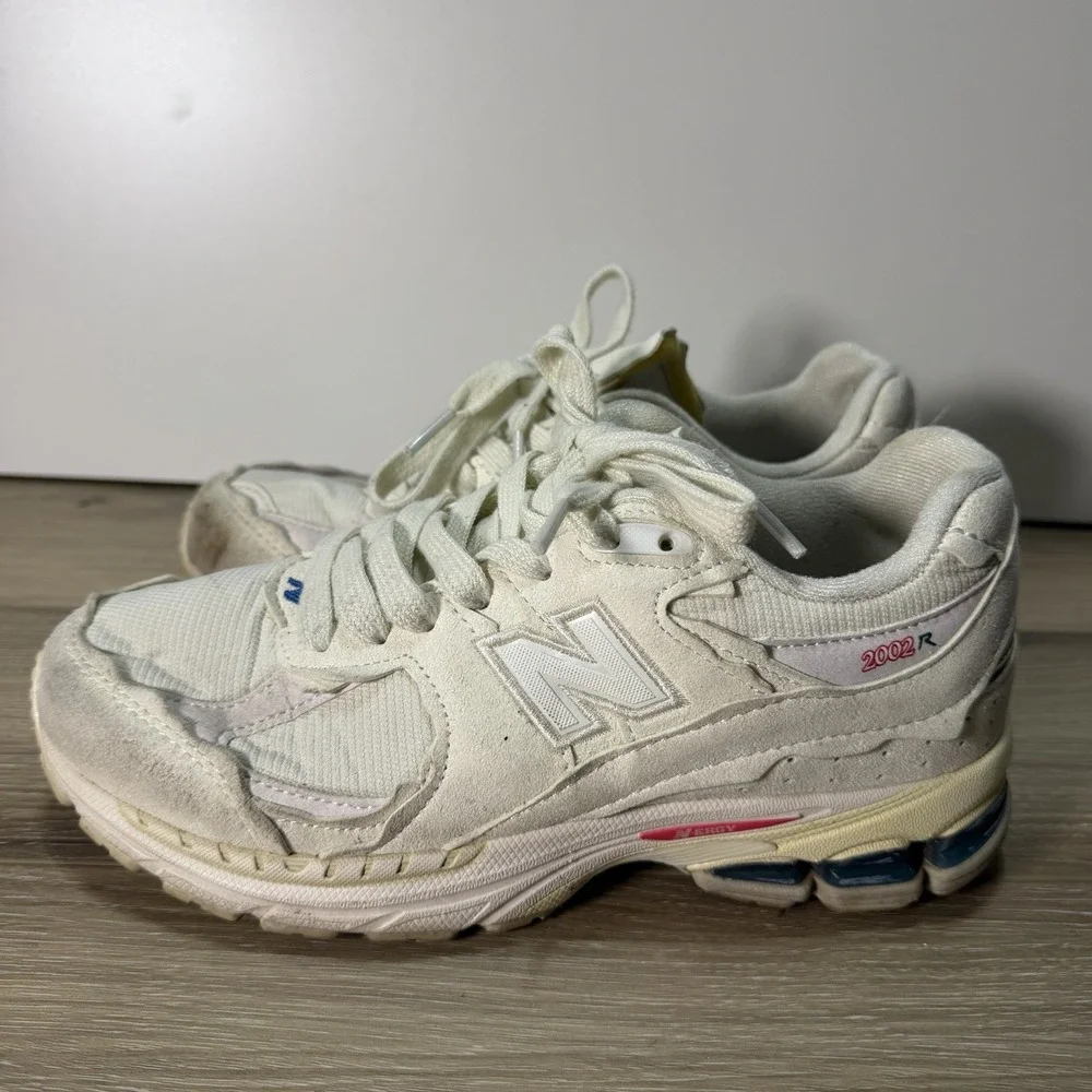 New Balance 2002R Protection Pack Sea Salt Shoes Mens Size 4.5 White M2002RDC